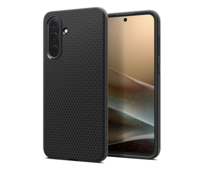 Etui / obudowa na smartfona Spigen Liquid Air do Samsung Galaxy A36 Matte Black